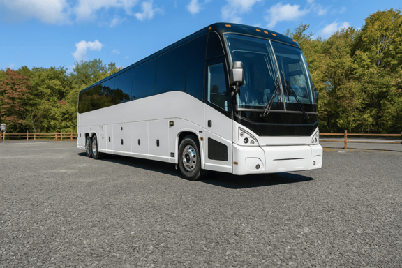 Bus Rental Company Flower Mound 56 Passenger Charter Bus