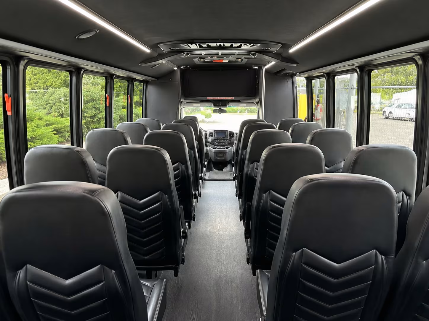 18 passenger minibus inside