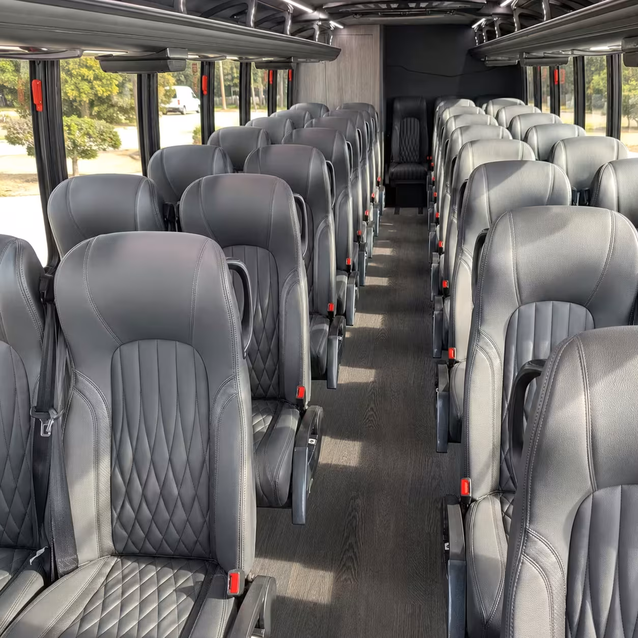 28 passenger minibus inside