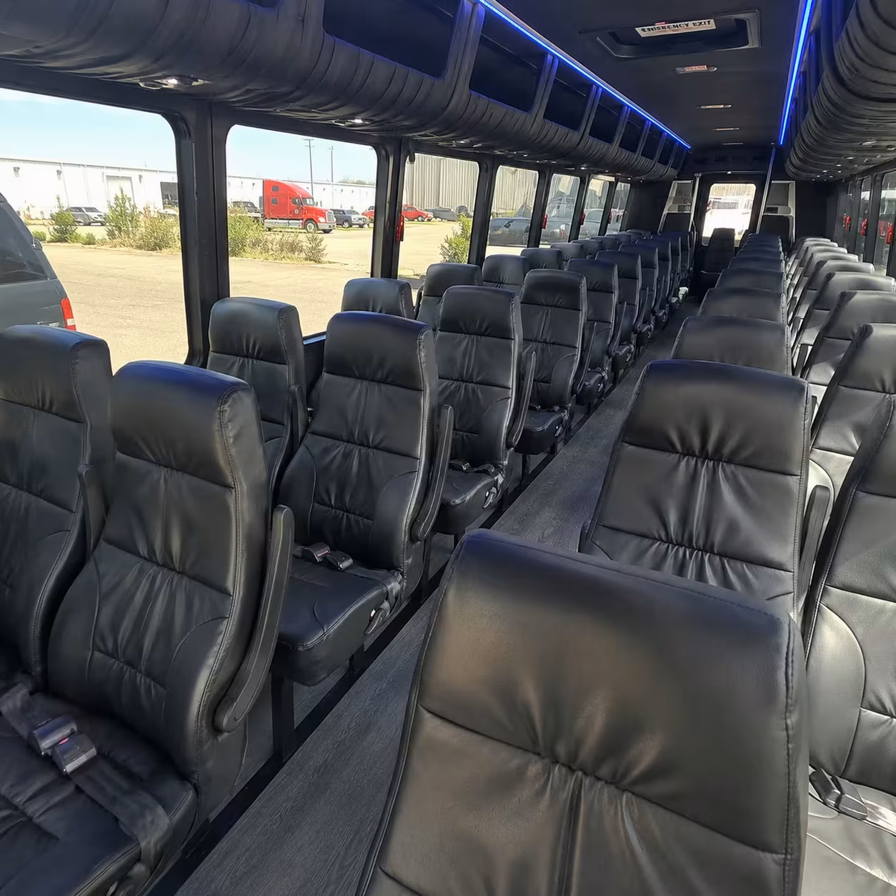 30 passenger minibus inside