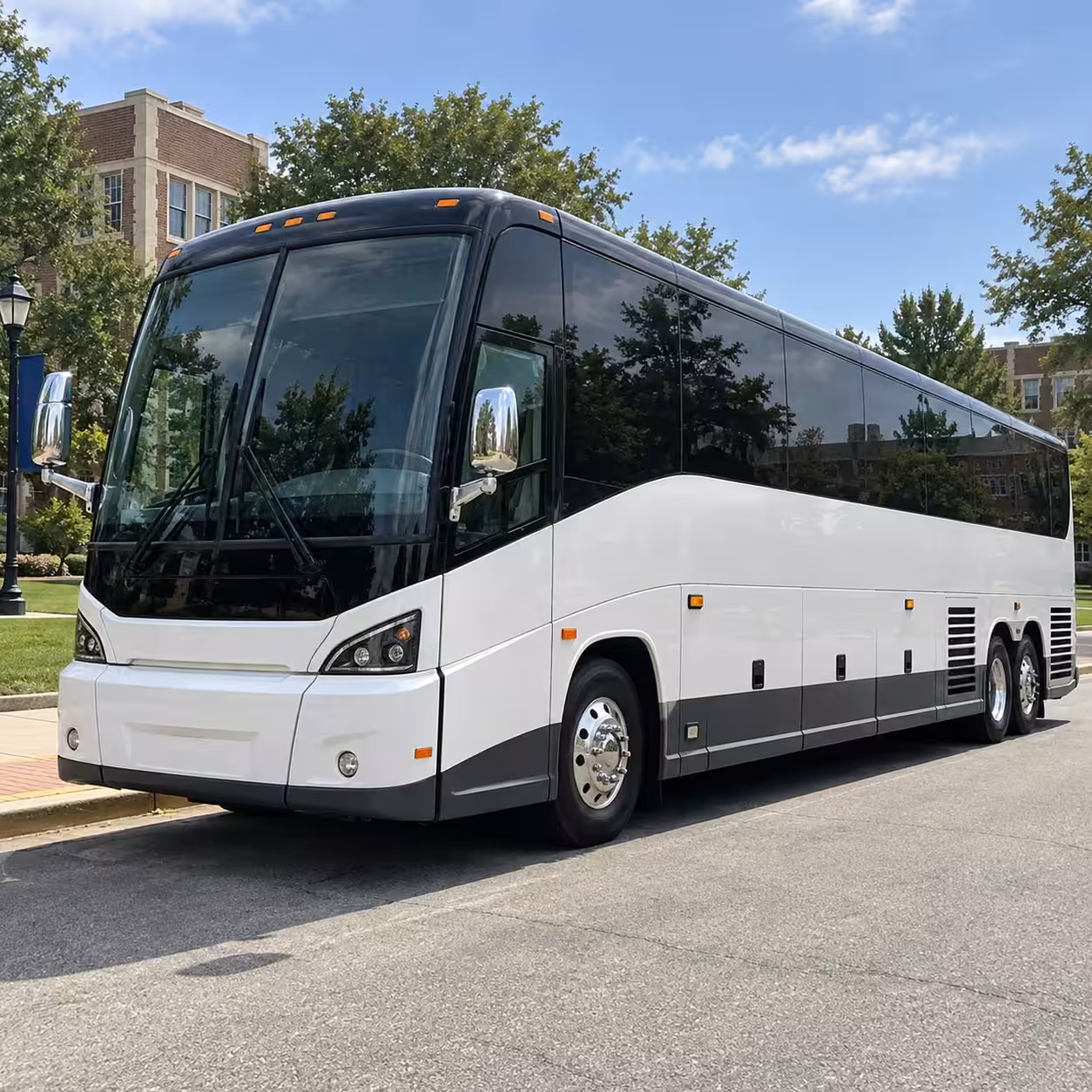 charter buses to american airlines center from flower mound
