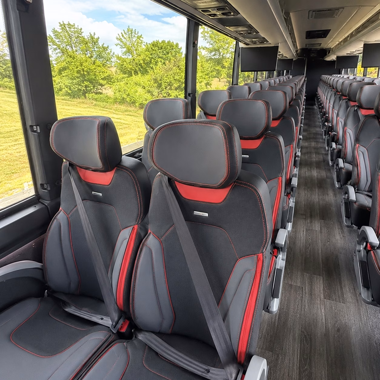 flower mound charter bus rentals for retreats and team building